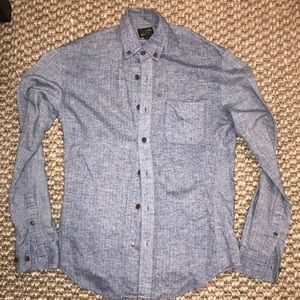 CPO soft flannel chambray blue